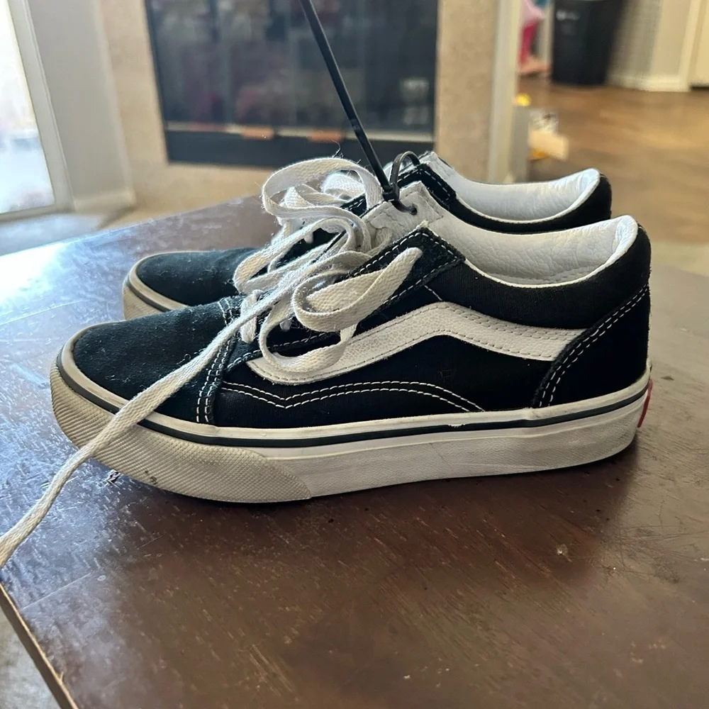 Vans Black and White Classic Sneakers